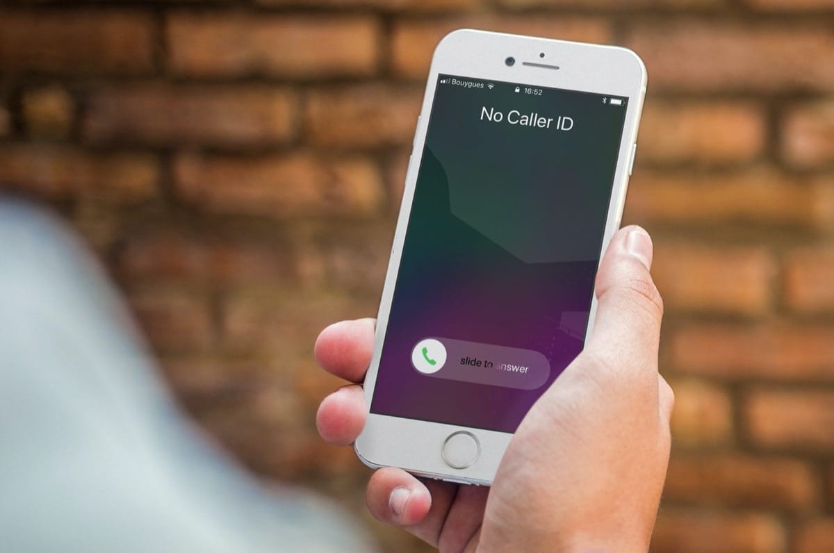 no caller id iphone